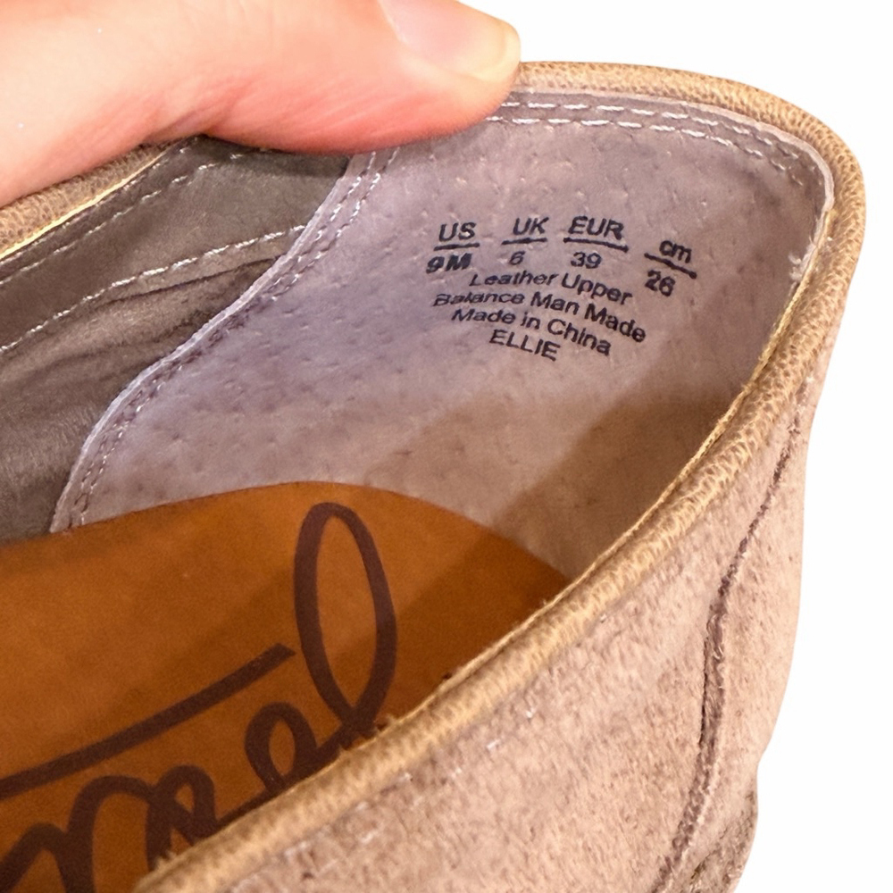 Zodiac Suede Slip On Loafers Womens US 9 Gray Casual Comfort Flats - Picture 3 of 14